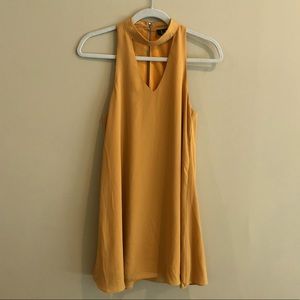 Lulu’s Yellow Sleeveless Mini Dress